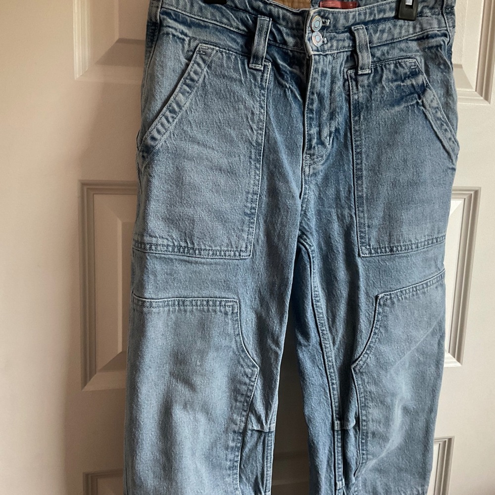 Anthropologie Pilcro The Wanderer Light Wash Jeans - Size 26 Boho Casual Denim - Picture 2 of 8